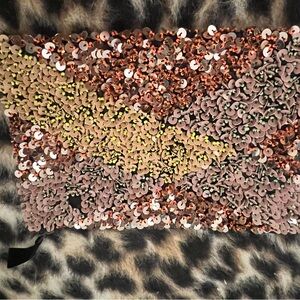 Anthropologie Sequin Clutch